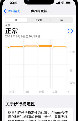 青山iPhone手机维修如何在iPhone开启'步行稳定性通知'